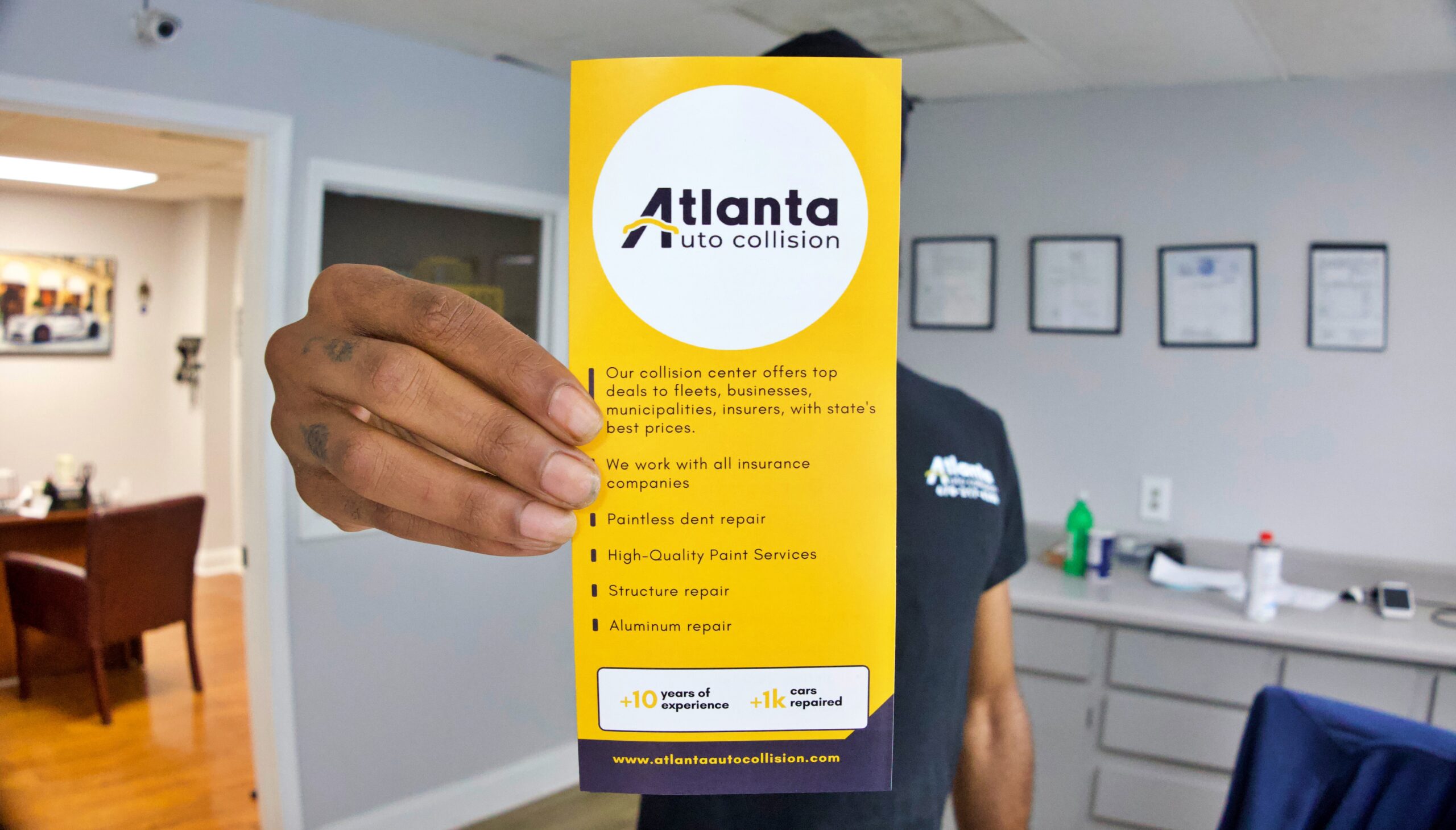 Company Brochure | Atlanta Auto Collision, Auto Insurance Estimates